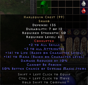 Corrupted HarleQuin Shako